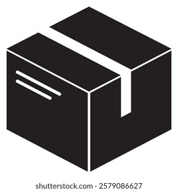Cardboard Package Box - Shipping and Delivery Logistics