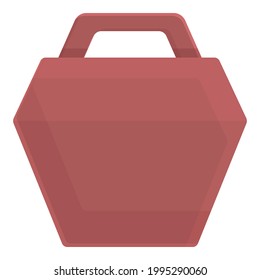 Cardboard package icon. Cartoon of Cardboard package vector icon for web design isolated on white background