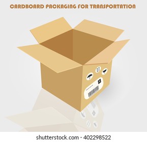 CARDBOARD PACKAGING FOR TRANSPORTATION
