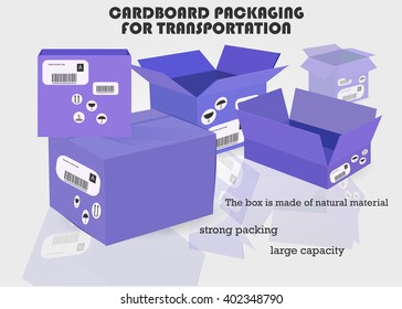 CARDBOARD PACKAGING FOR TRANSPORTATION