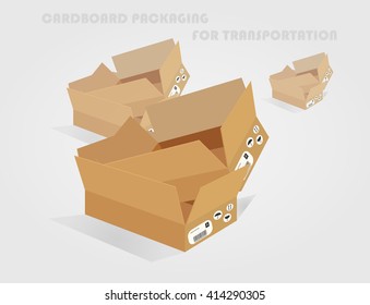 CARDBOARD PACKAGING FOR TRANSPORTATION