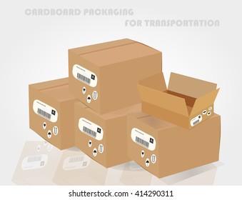 CARDBOARD PACKAGING FOR TRANSPORTATION