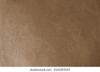 Cardboard paper. Crumpled kraft paper background, brown piece of old crumpled wrinkled cardboard, vector illustration.