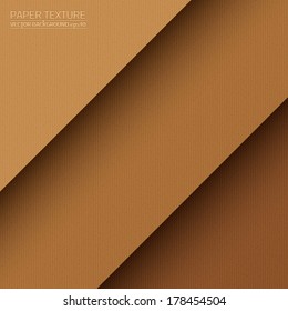 Cardboard paper vector texture. Paper background. Brown background. Business background. Retro background. Vintage background. Abstract background