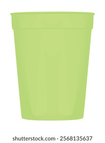 Cardboard or plastic coffee cup. vector illustration