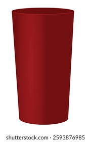 Cardboard or plastic coffee cup. vector illustration