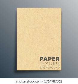 Diseño de fondo de textura de cartón para papel pintado, volante, póster, portada de folleto, tipografía u otros productos de impresión. Ilustración vectorial.