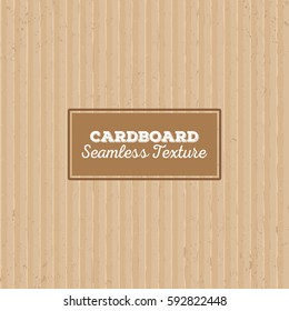 Cardboard texture. Seamless pattern