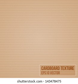 Cardboard texture. Vector illustration
