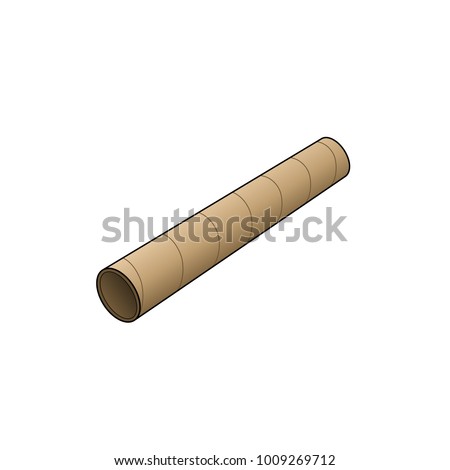 Cardboard Tube Vector