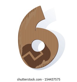 Cardboard vector abc