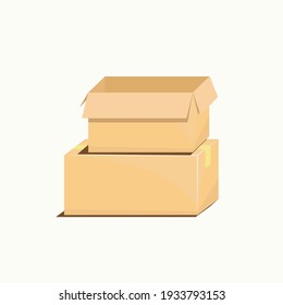 cardboard vector design. minimalist cardboard design. flat cardboard design. cardboard