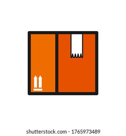 cardboard vector design template illustration