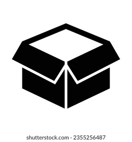Icono De Glifo Vector De Cartón Para Uso Personal Y Comercial.
