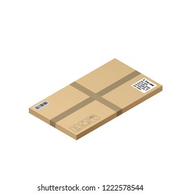 Cardboard vector icon