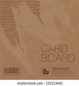 Cardboard vector texture