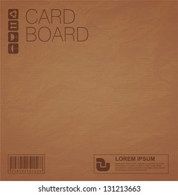 Cardboard vector texture