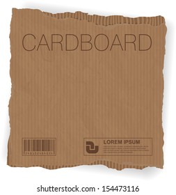 Cardboard vector texture