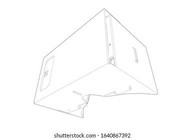 Cardboard Virtual Reality - VR Glasses - Headset - Head Mount Viewer