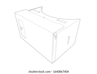 Cardboard Virtual Reality - VR Glasses - Headset - Head Mount Viewer