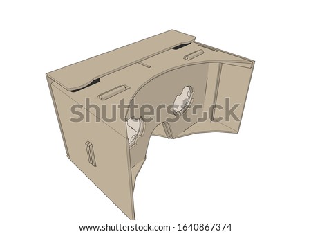 Cardboard Virtual Reality - VR Glasses - Headset - Head Mount Viewer