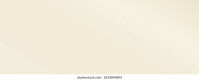 Cardboard-like surface with natural grain, light noise, and sand speckles. Vintage recycled paper background in soft beige color. Seamless vector texture.