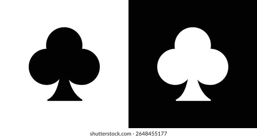 Card-club icon symbol collection. Flat vector stock illustration.