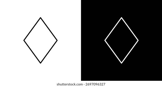 Ilustraciones de Arte vectorial de diseño de icono de tarjeta-diamante