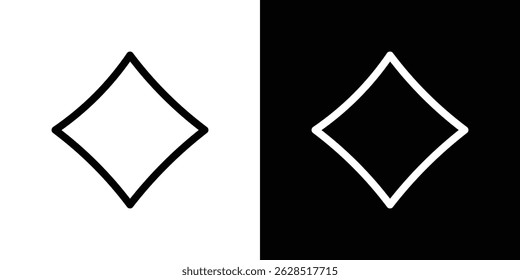 Card-diamond icon vector for web, computer and mobile apps
