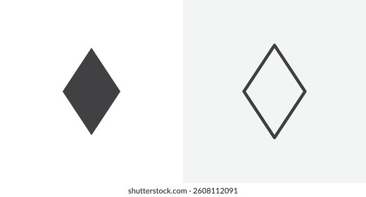 Card-diamond icons design. vector icons for ui designs