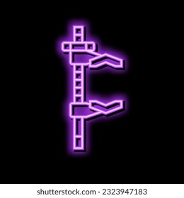 cardellini clamp neon light sign vector. cardellini clamp illustration