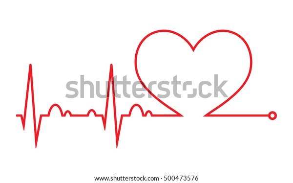 Cardiac Cycle Flat Icon Sign Heart Stock Vector (Royalty Free) 500473576
