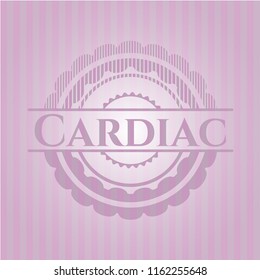 Cardiac vintage pink emblem