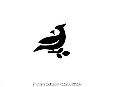 cardinal bird  logo icon designs vector
