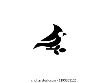 cardinal bird  logo icon designs vector