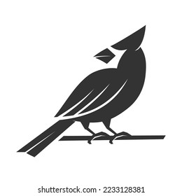 cardinal bird logo template Icon Illustration Brand Identity