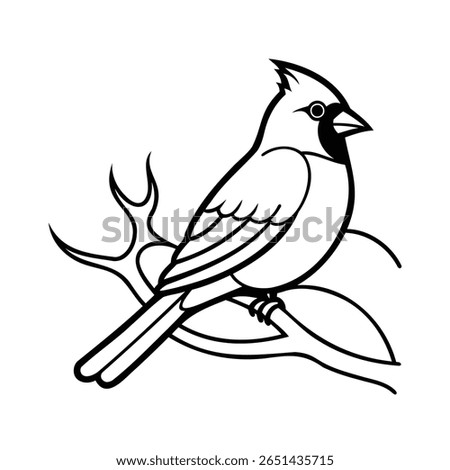 A cardinal bird perched on a branch with leaves avian tree