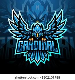 Cardinal esport mascot a logo design 