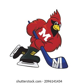 Cardinal Hockey Club Mascot Charaktere