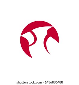 cardinal icon symbol vector logo design illustration
