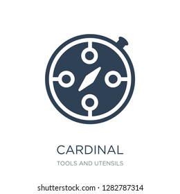 cardinal icon vector on white background, cardinal trendy filled icons from Tools and utensils collection, cardinal vector illustration