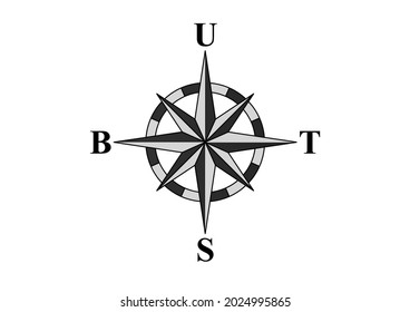 cardinal logo or compass or directions