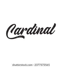 cardinal text on white background.