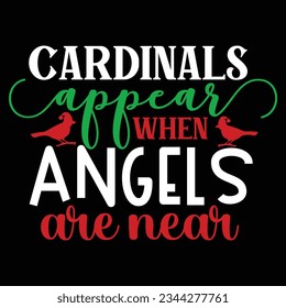 Cardinals Appear when Angels Are Near  Vector file