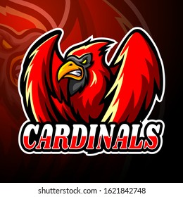 Cardinals esport logo mascot design