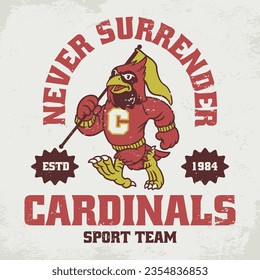 Cardinals Sport Vintage Shirt Design in Retro Style