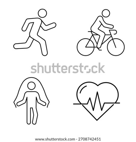 Cardio and Endurance Activity Icons