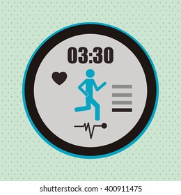 Cardio icon design, vector illustration