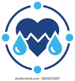 Cardio Vascular Icon Element For Design