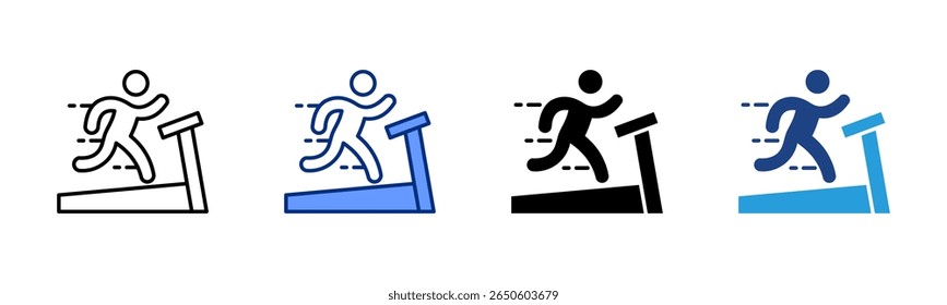 Cardio Workout icon sheet colección de estilos múltiples